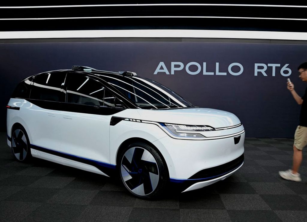 Baidu показала дизайн своего электрического роботизированного такси Apollo RT6 EV шестого поколения